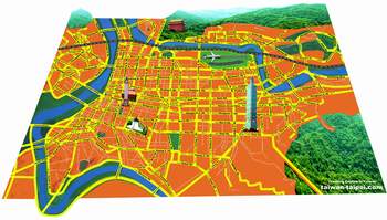 taipei map preview orange