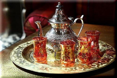 moroccan tea setting