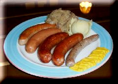 german sausages drawing